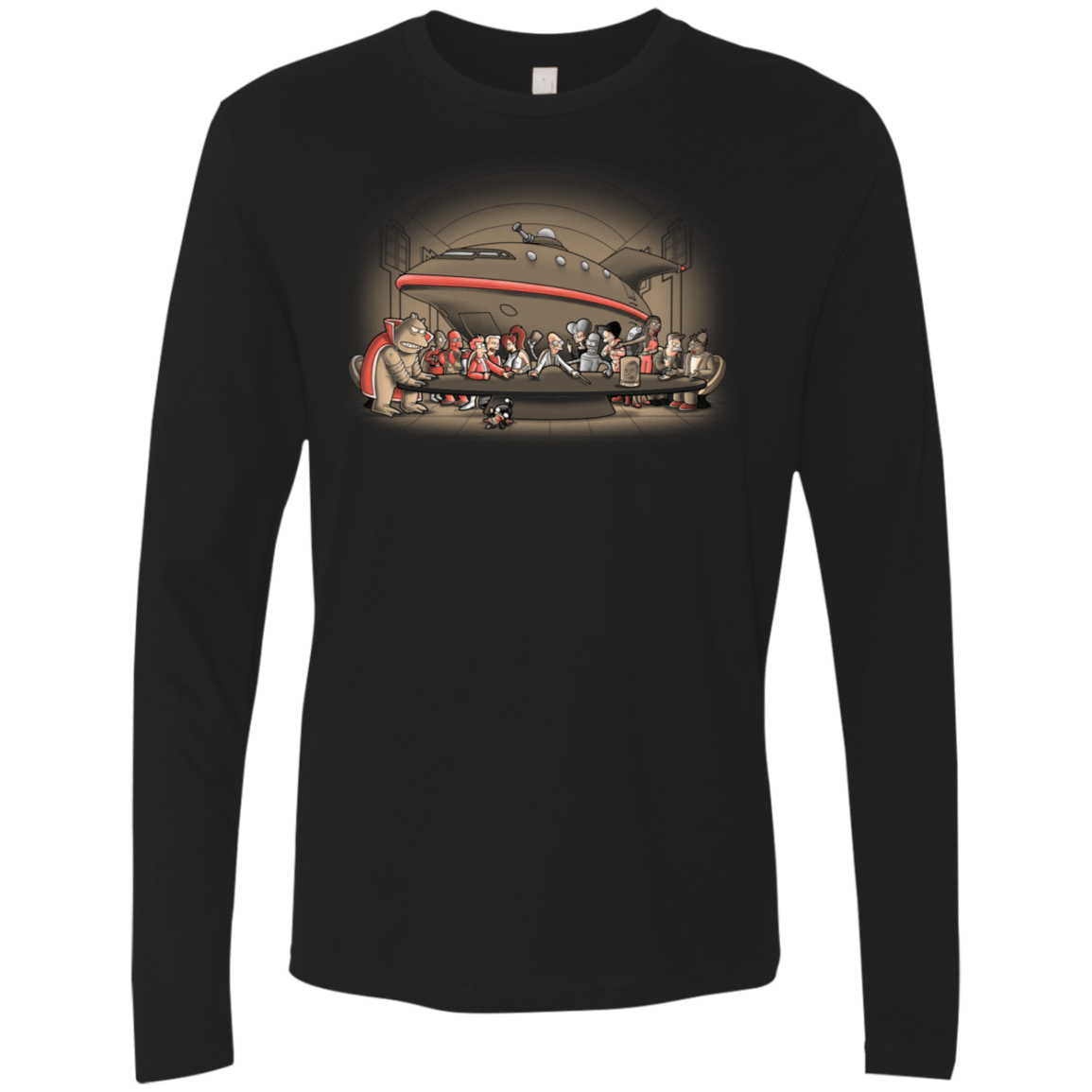 T-Shirts Black / S Future Dinner Men's Premium Long Sleeve