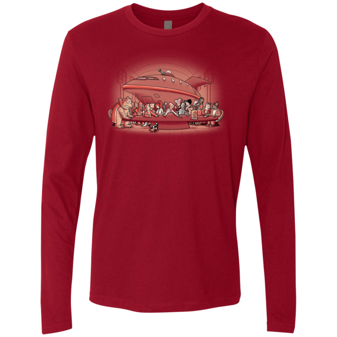 T-Shirts Cardinal / S Future Dinner Men's Premium Long Sleeve