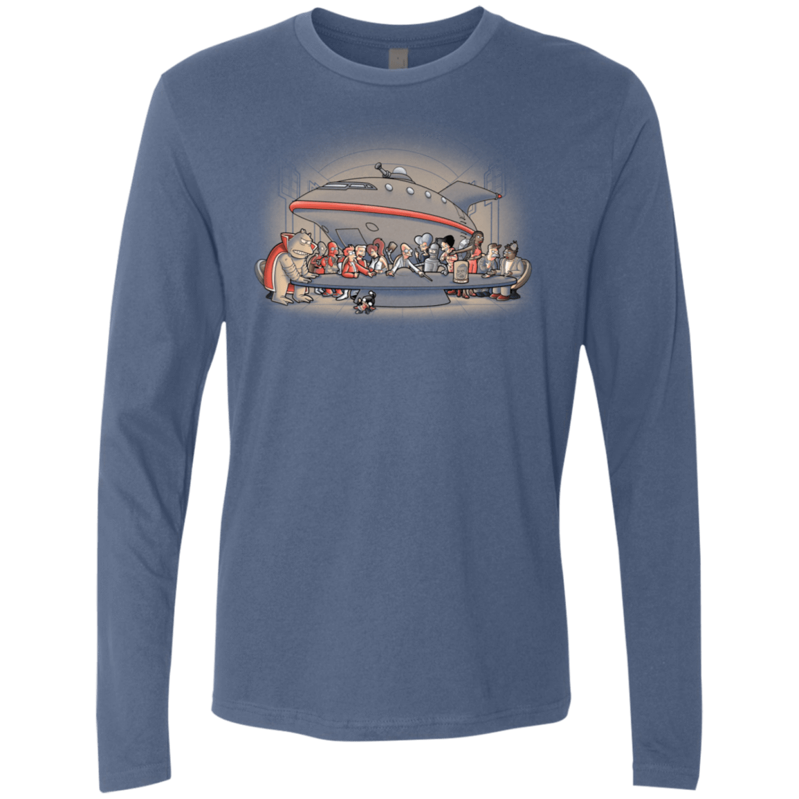 T-Shirts Indigo / S Future Dinner Men's Premium Long Sleeve