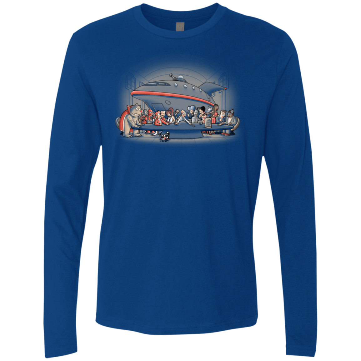 T-Shirts Royal / S Future Dinner Men's Premium Long Sleeve