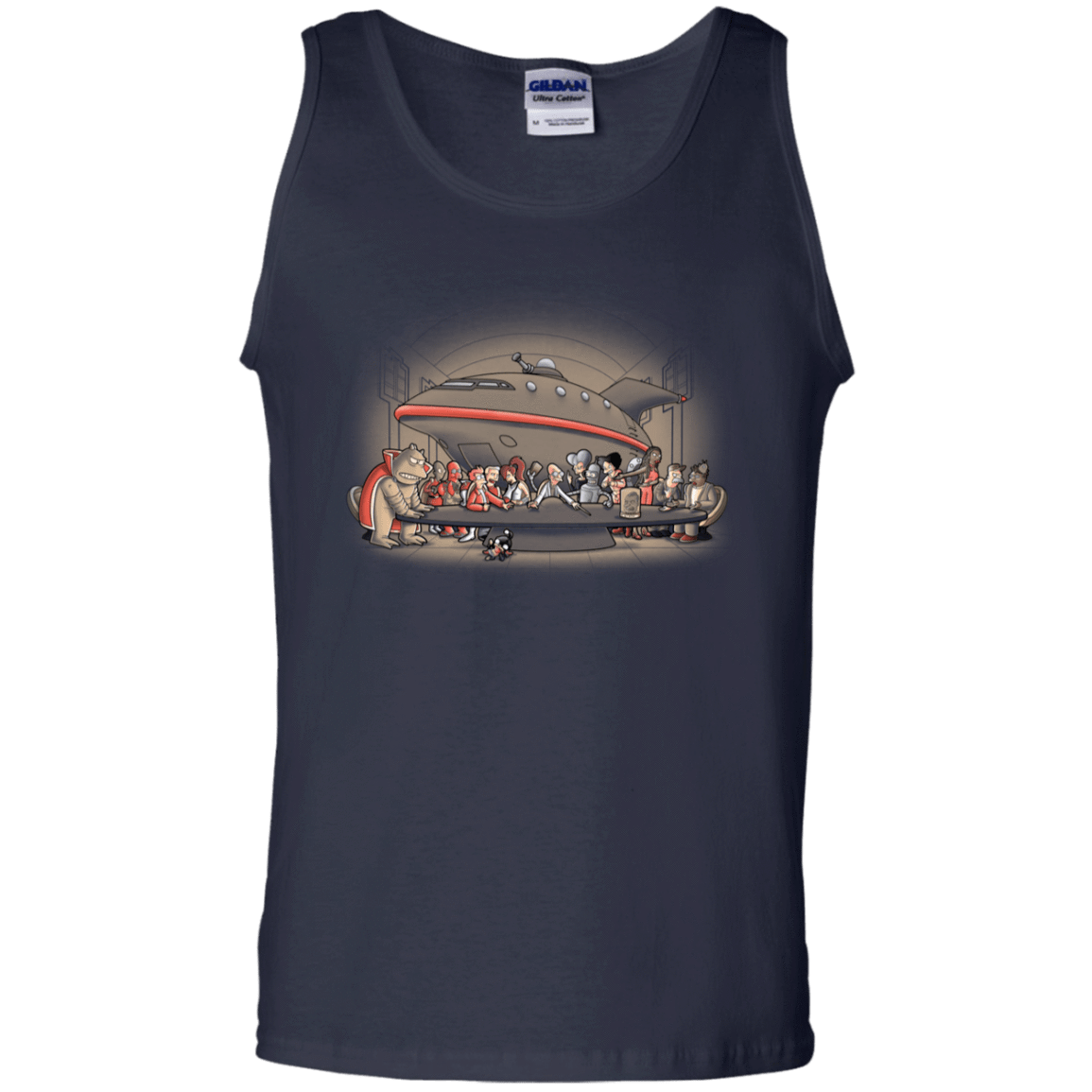 T-Shirts Navy / S Future Dinner Men's Tank Top