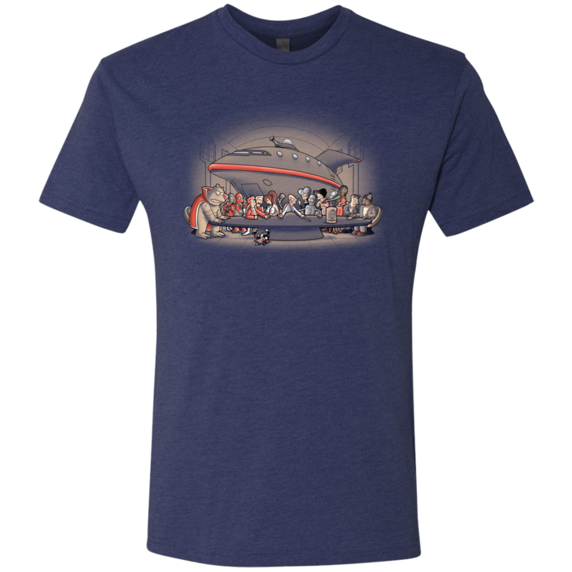 T-Shirts Vintage Navy / S Future Dinner Men's Triblend T-Shirt