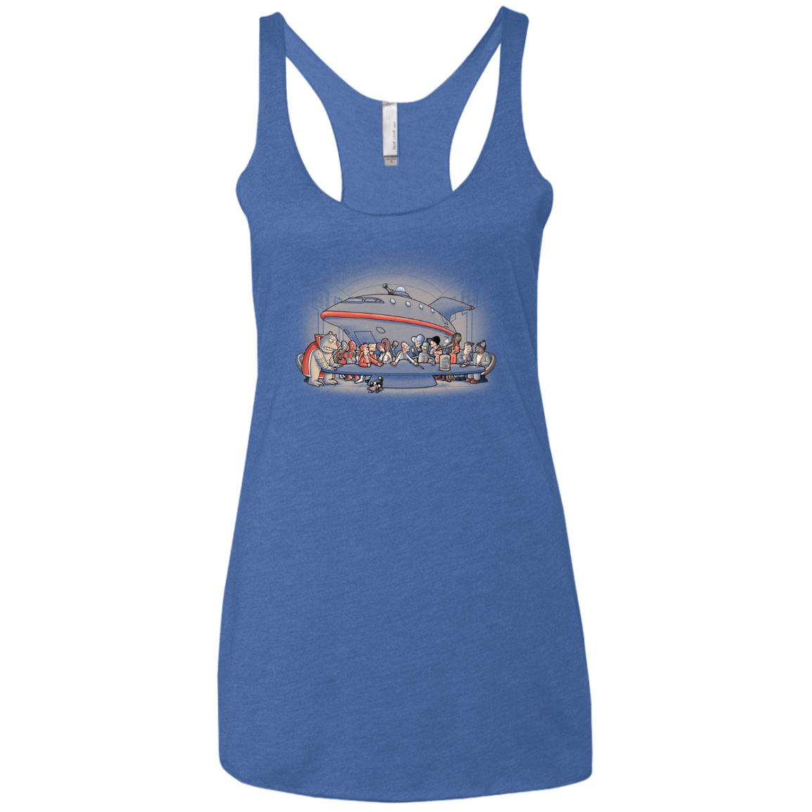 T-Shirts Vintage Royal / X-Small Future Dinner Women's Triblend Racerback Tank