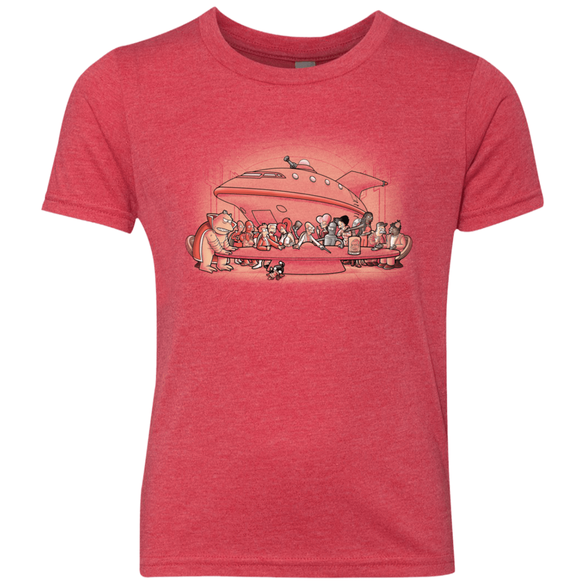 T-Shirts Vintage Red / YXS Future Dinner Youth Triblend T-Shirt