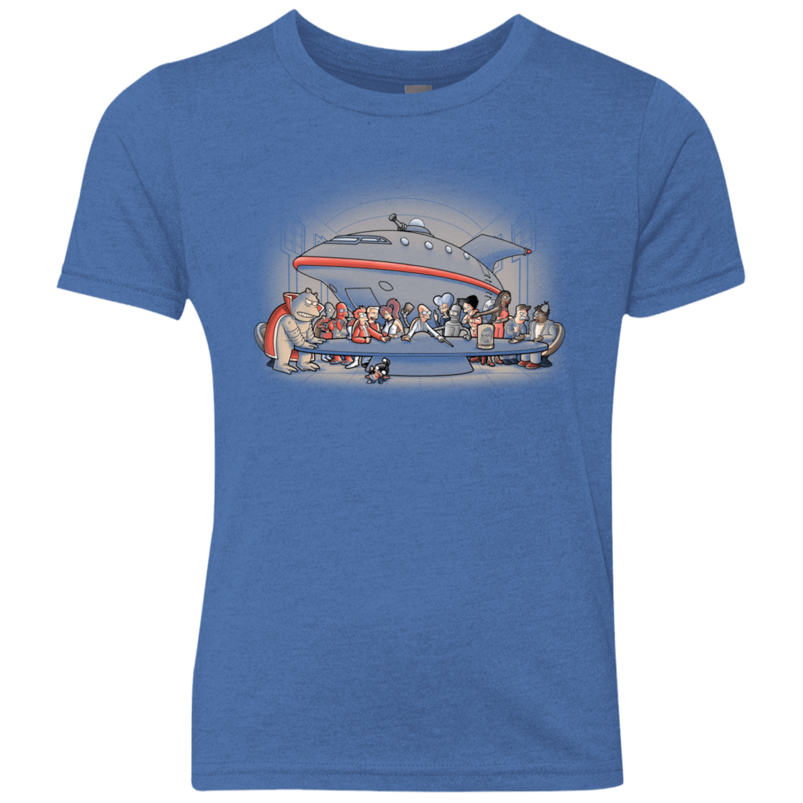 T-Shirts Vintage Royal / YXS Future Dinner Youth Triblend T-Shirt