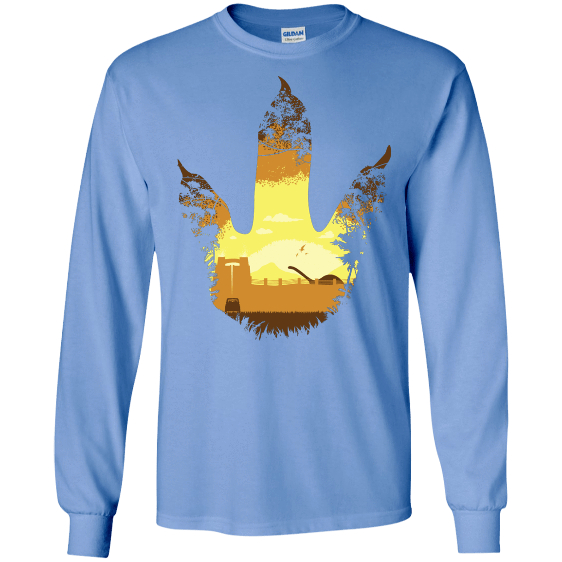 T-Shirts Carolina Blue / S Future Footprints Men's Long Sleeve T-Shirt