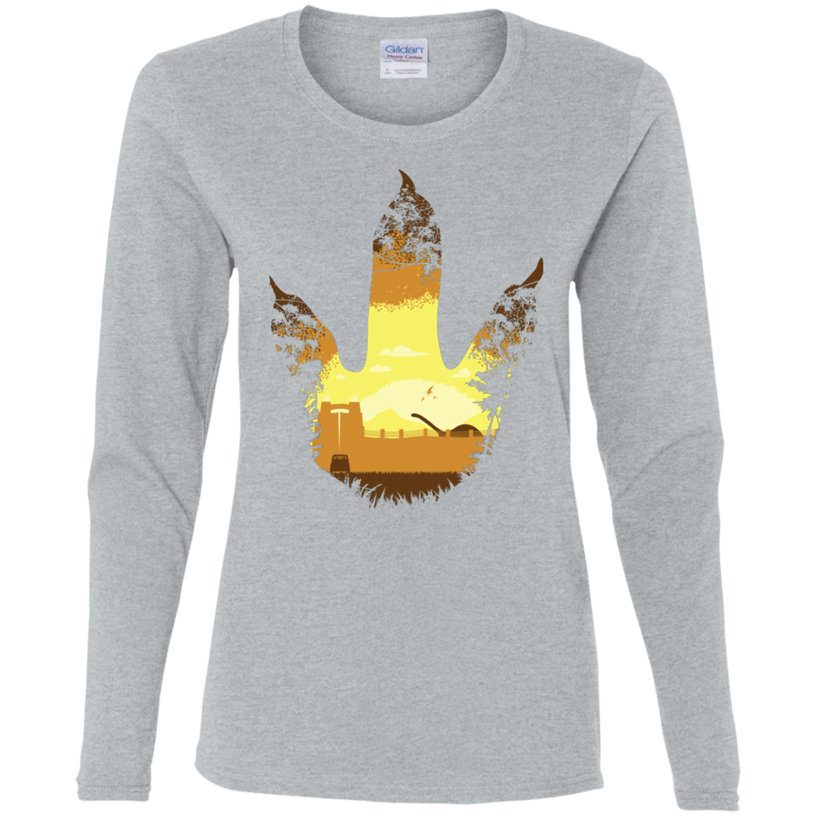 T-Shirts Sport Grey / S Future Footprints Women's Long Sleeve T-Shirt