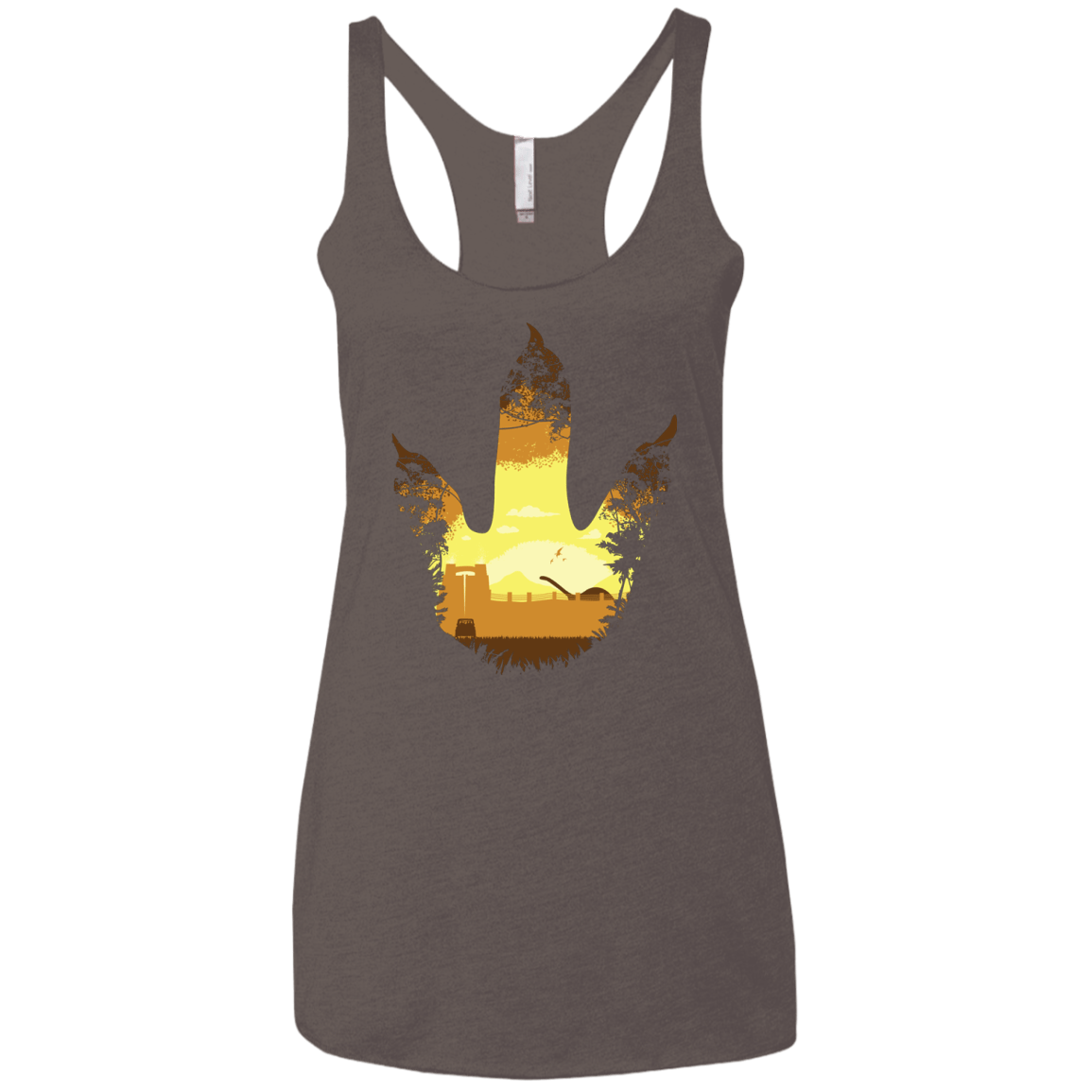Future Footprints Women's Triblend Racerback Tank
