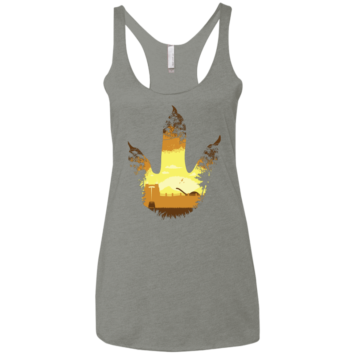 Future Footprints Women's Triblend Racerback Tank