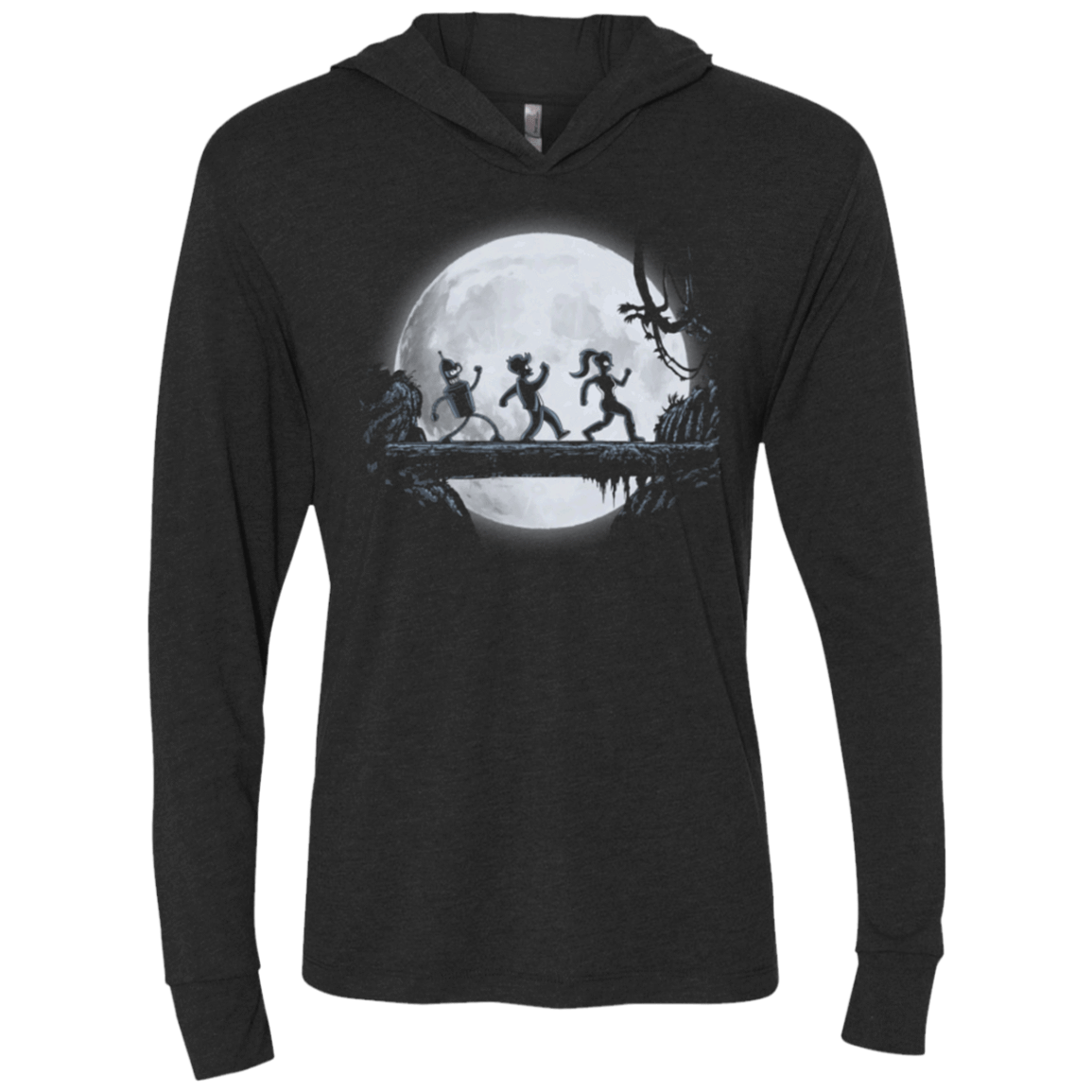 T-Shirts Vintage Black / X-Small Future Matata Triblend Long Sleeve Hoodie Tee