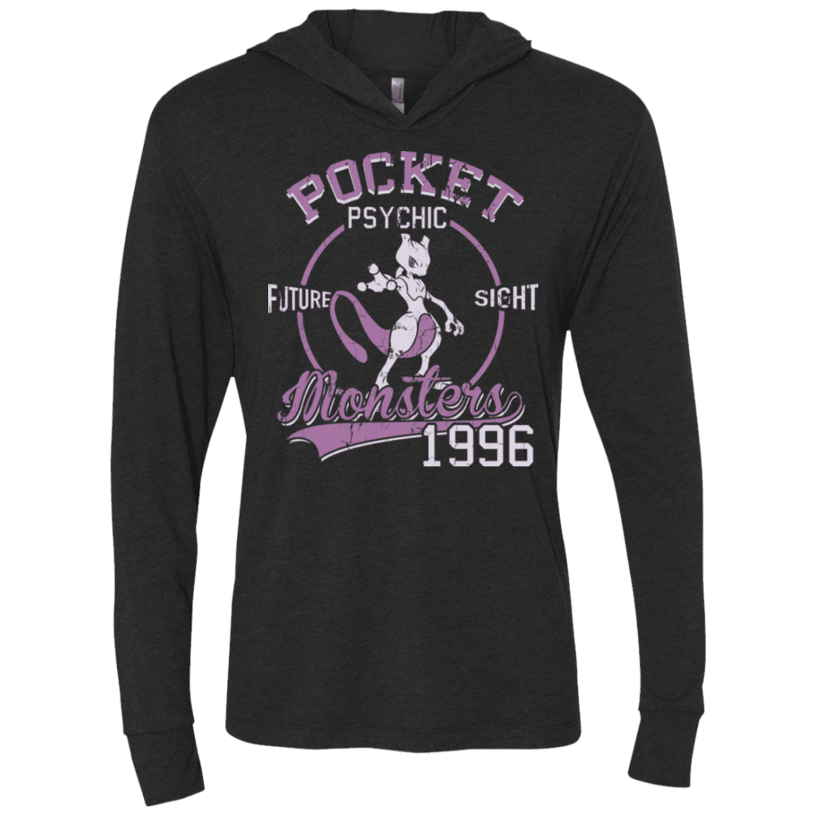 T-Shirts Vintage Black / X-Small Future Sight Triblend Long Sleeve Hoodie Tee