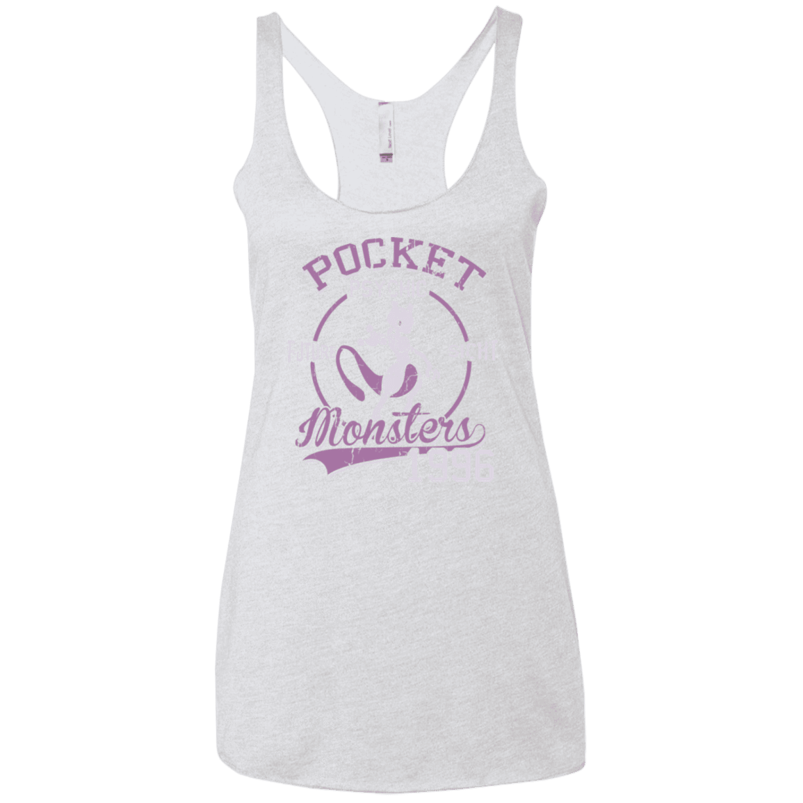 T-Shirts Heather White / X-Small Future Sight Women's Triblend Racerback Tank