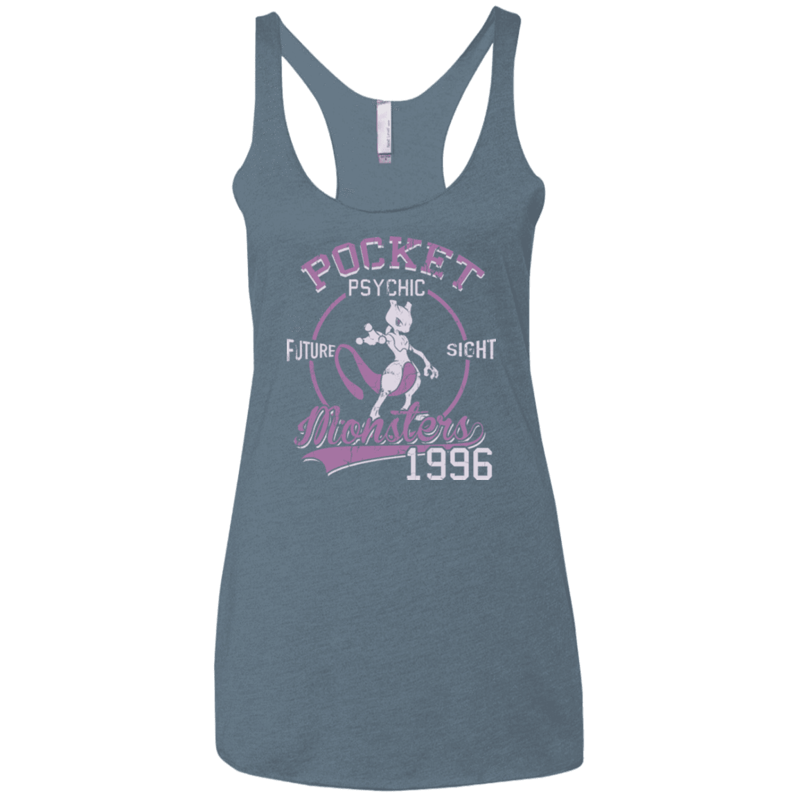 T-Shirts Indigo / X-Small Future Sight Women's Triblend Racerback Tank