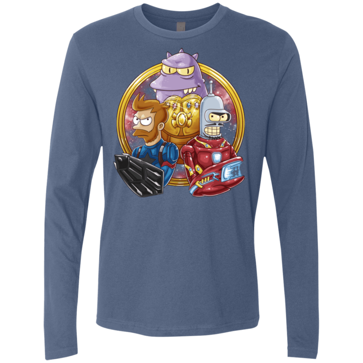 T-Shirts Indigo / S Future War Men's Premium Long Sleeve