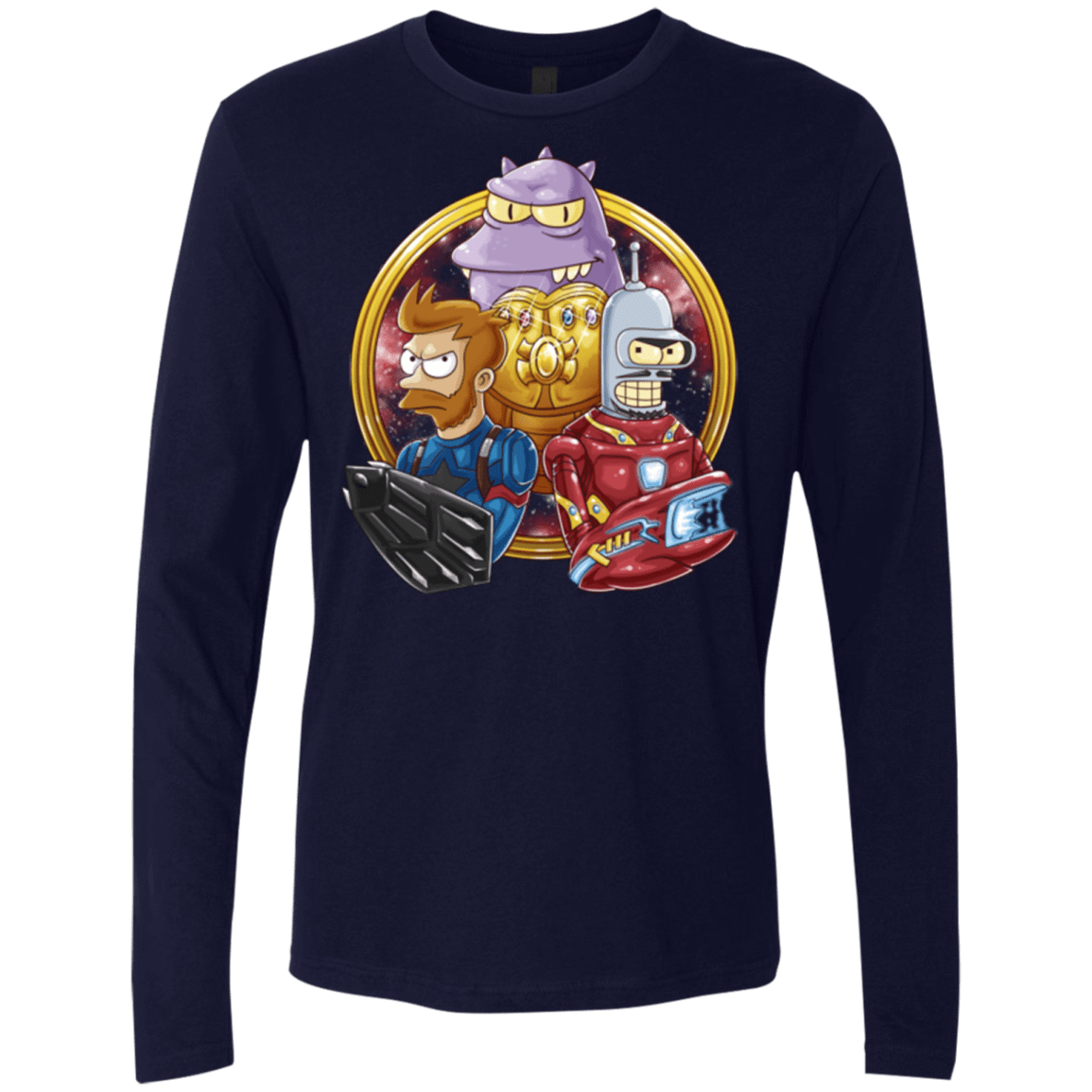 T-Shirts Midnight Navy / S Future War Men's Premium Long Sleeve