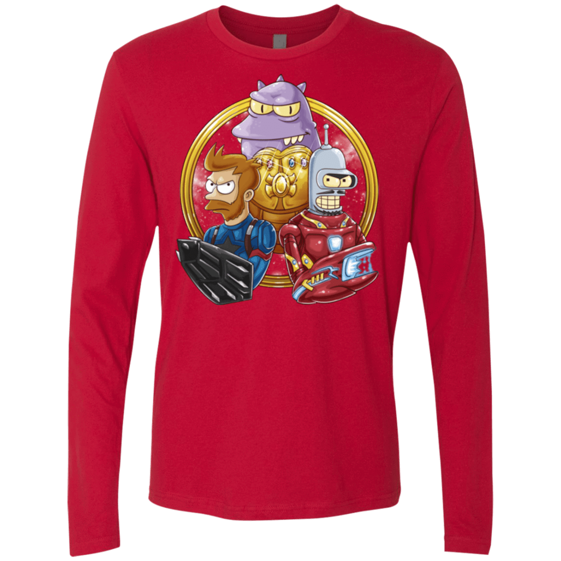 T-Shirts Red / S Future War Men's Premium Long Sleeve