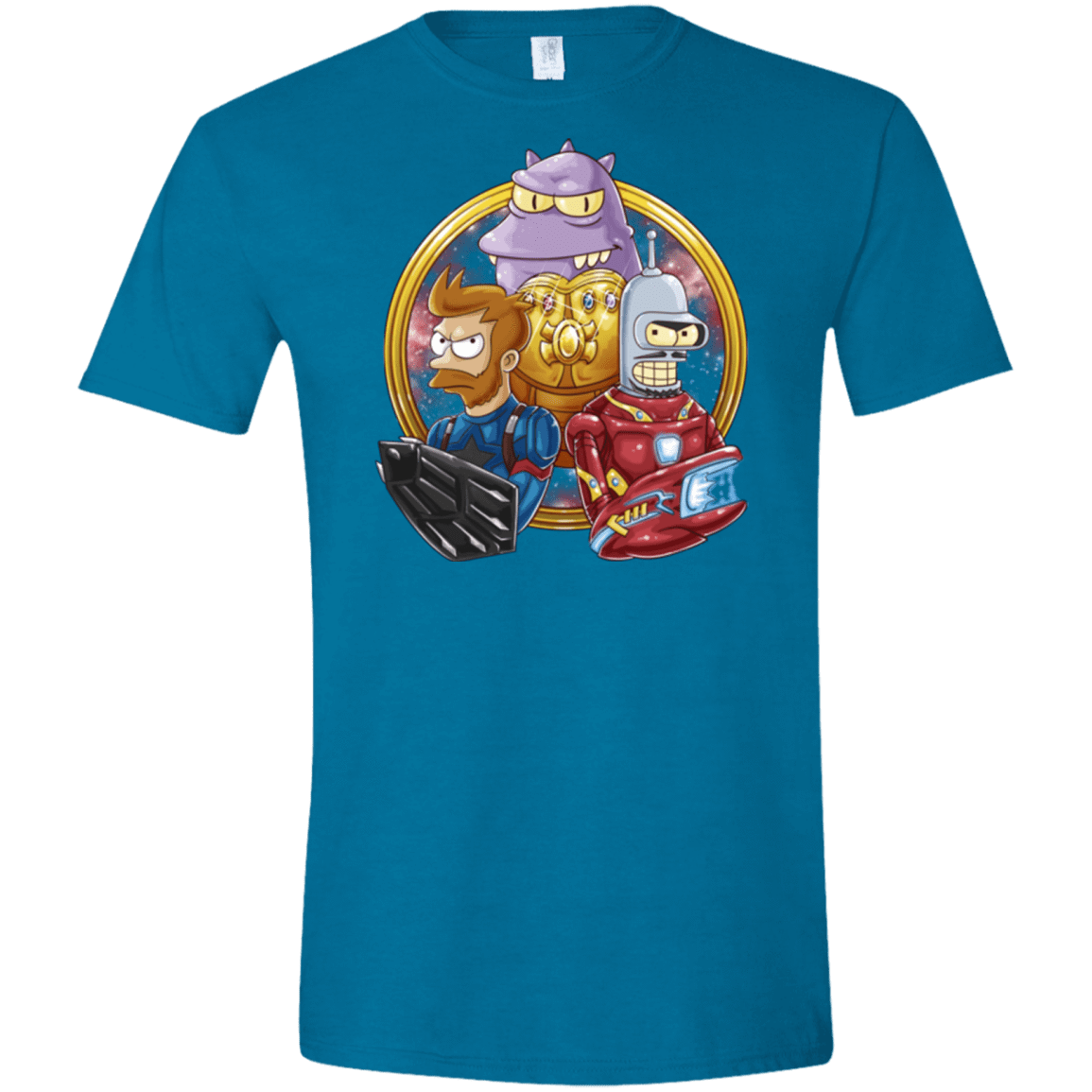 T-Shirts Antique Sapphire / S Future War Men's Semi-Fitted Softstyle