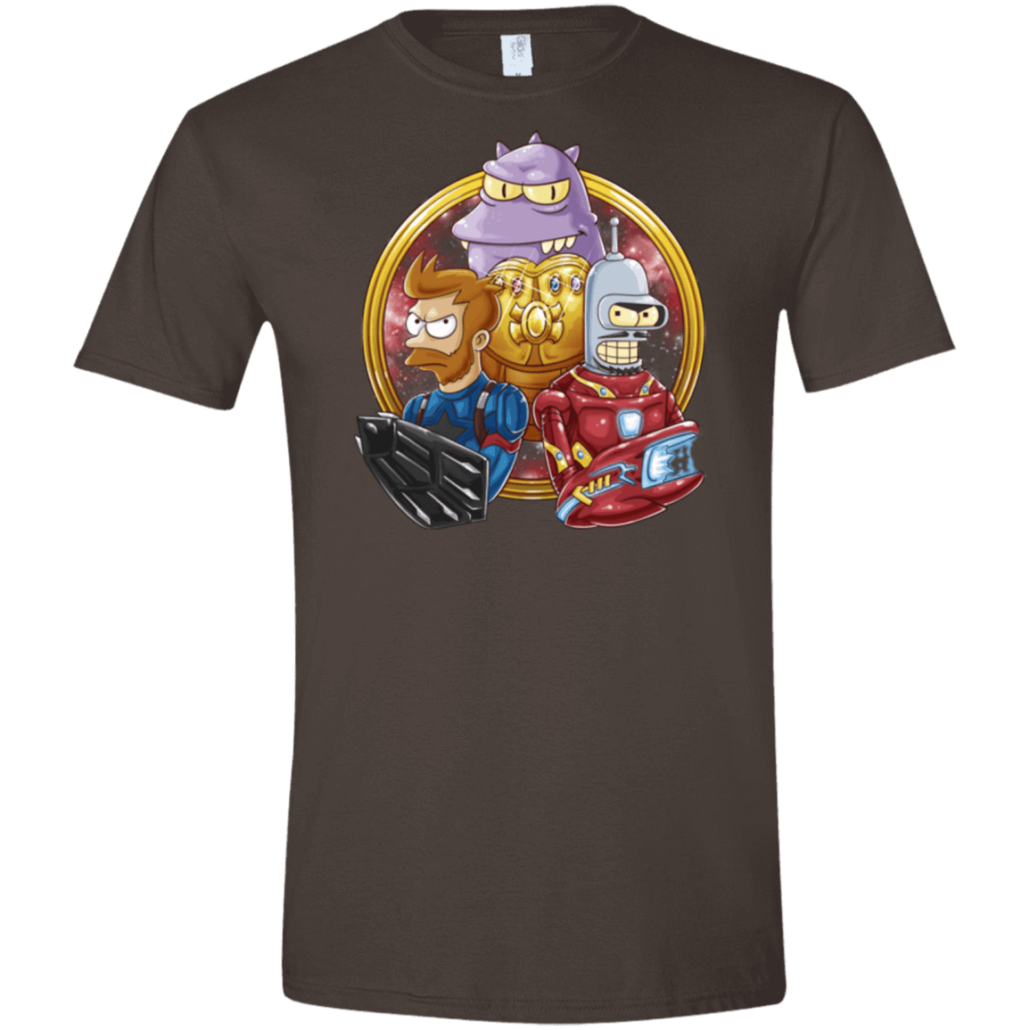 T-Shirts Dark Chocolate / S Future War Men's Semi-Fitted Softstyle