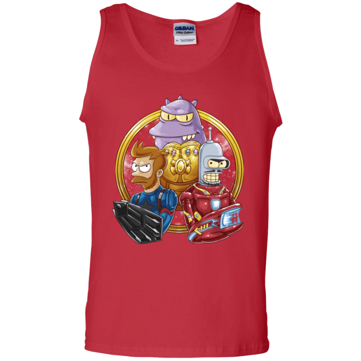 T-Shirts Red / S Future War Men's Tank Top