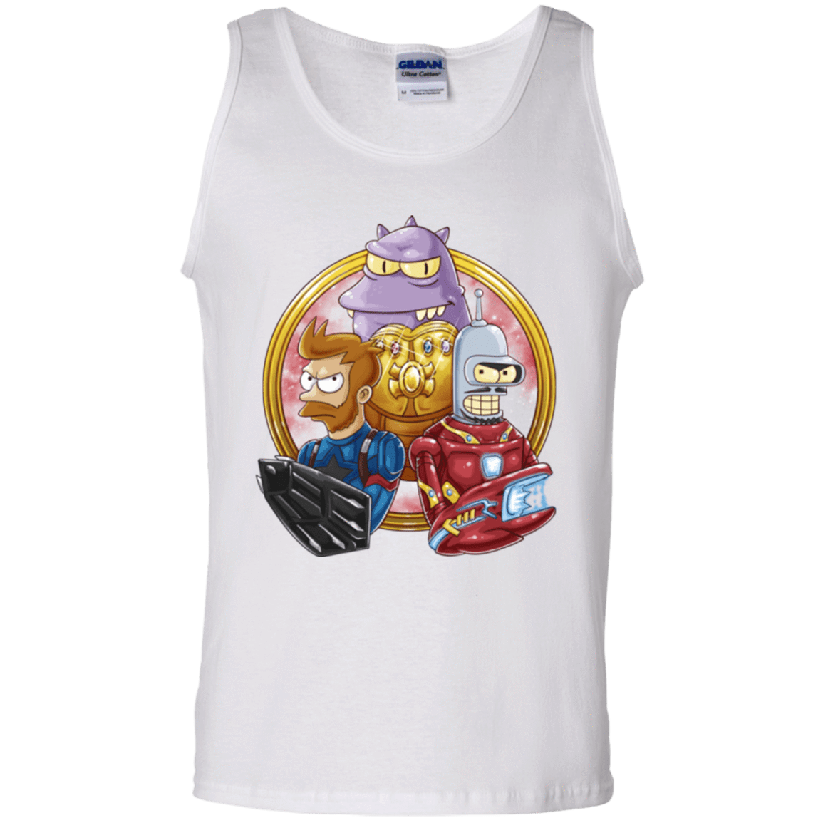 T-Shirts White / S Future War Men's Tank Top