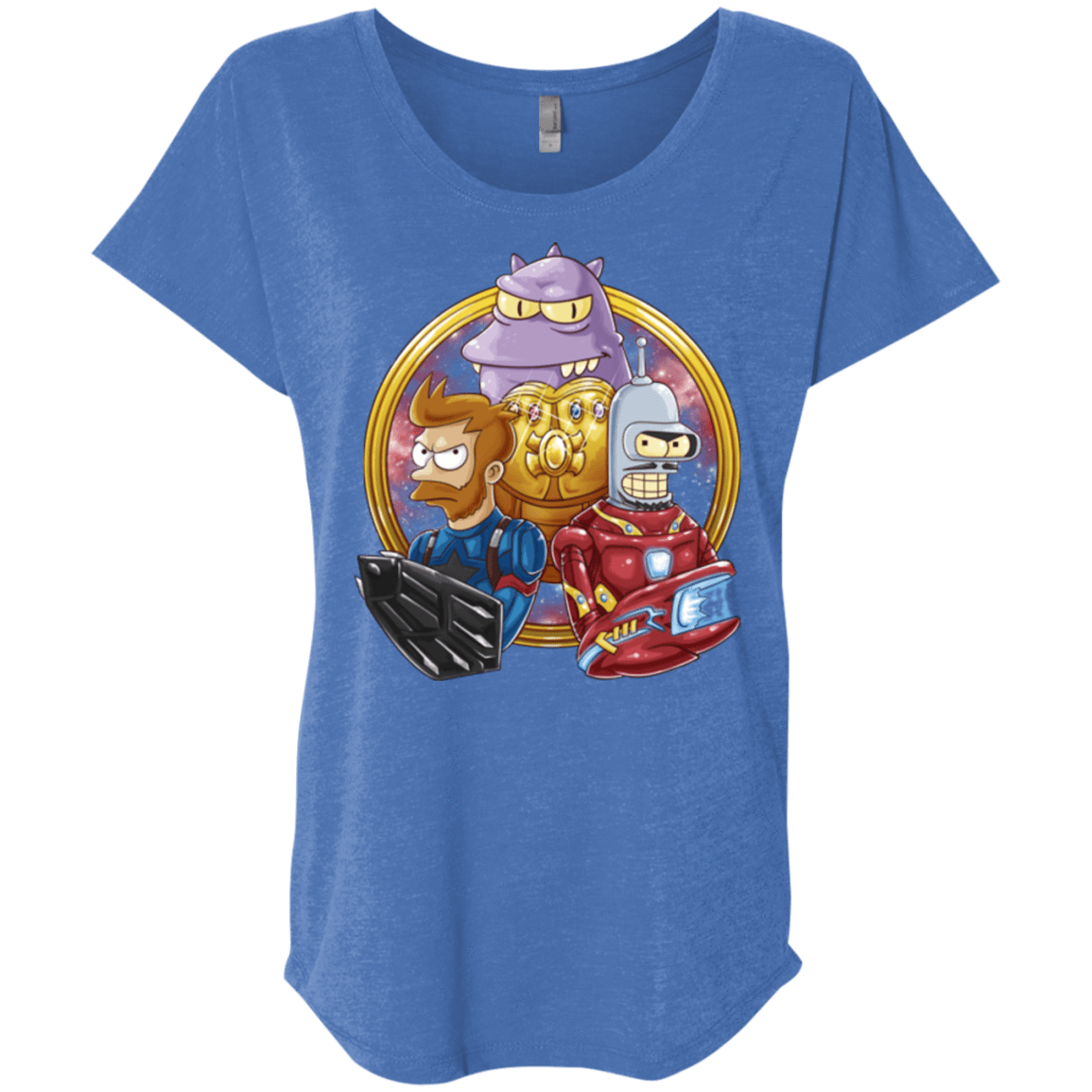 T-Shirts Vintage Royal / X-Small Future War Triblend Dolman Sleeve