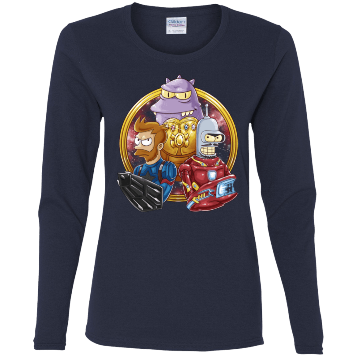 T-Shirts Navy / S Future War Women's Long Sleeve T-Shirt