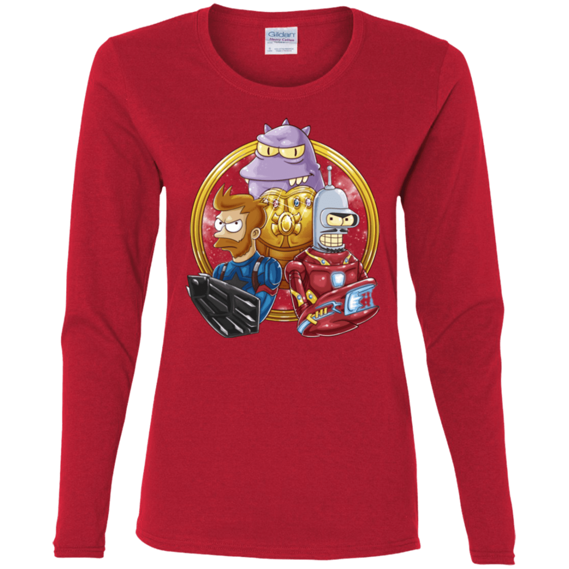 T-Shirts Red / S Future War Women's Long Sleeve T-Shirt