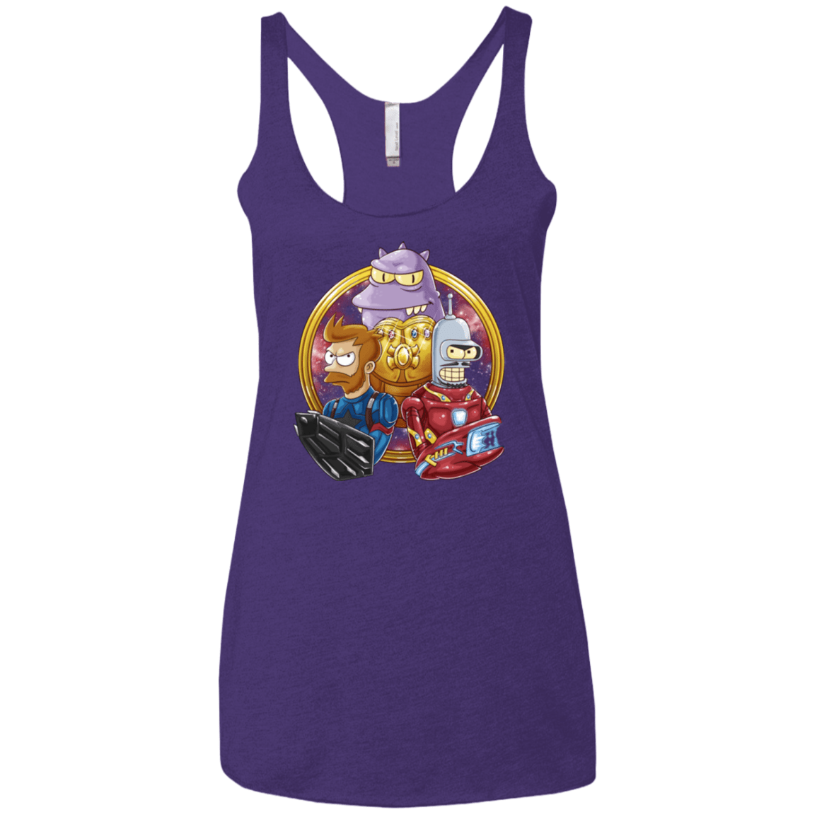 T-Shirts Purple Rush / X-Small Future War Women's Triblend Racerback Tank