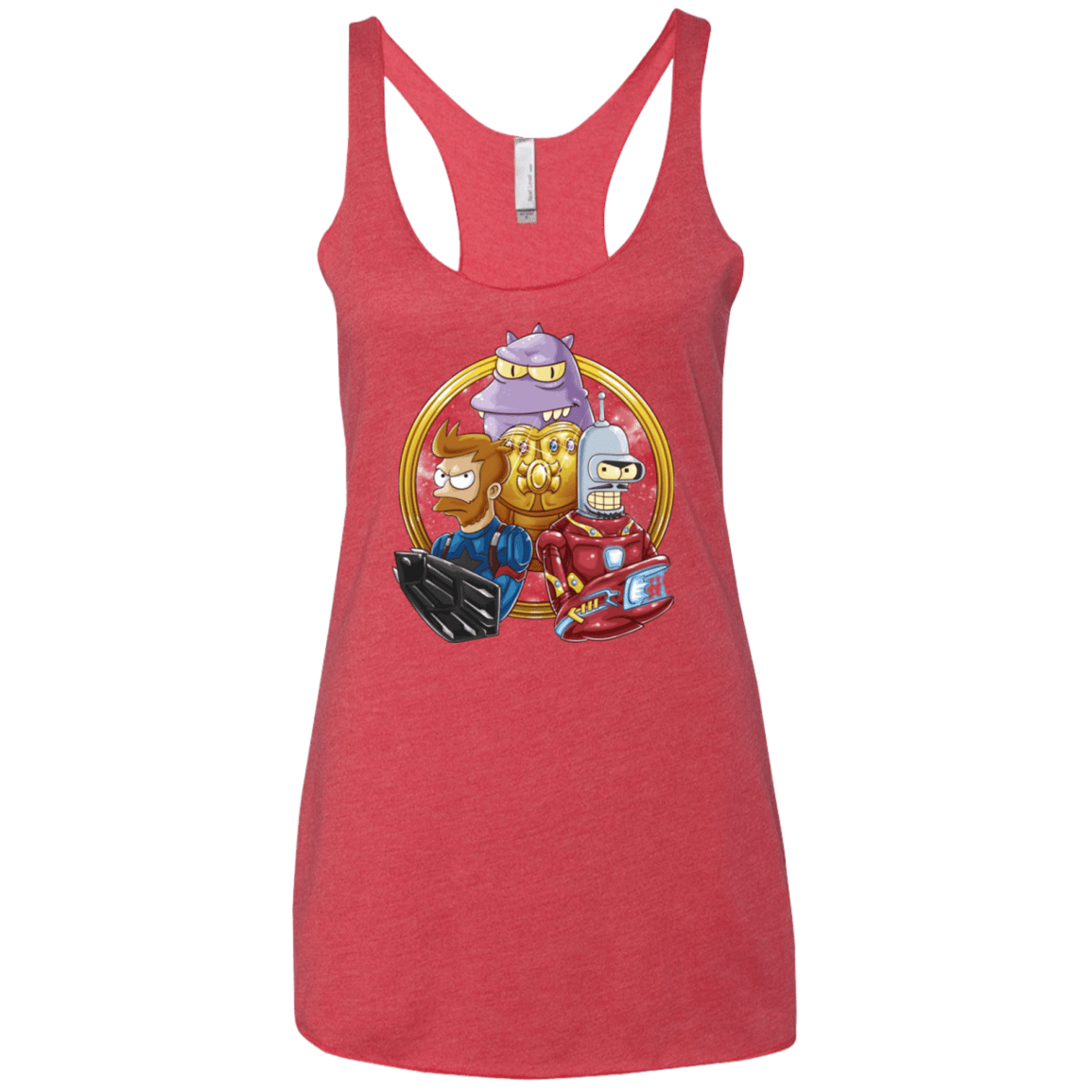 T-Shirts Vintage Red / X-Small Future War Women's Triblend Racerback Tank