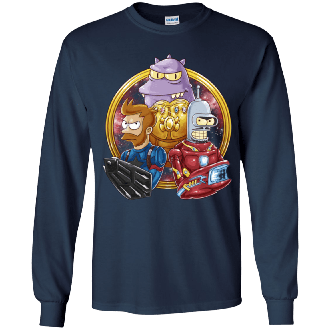 T-Shirts Navy / YS Future War Youth Long Sleeve T-Shirt