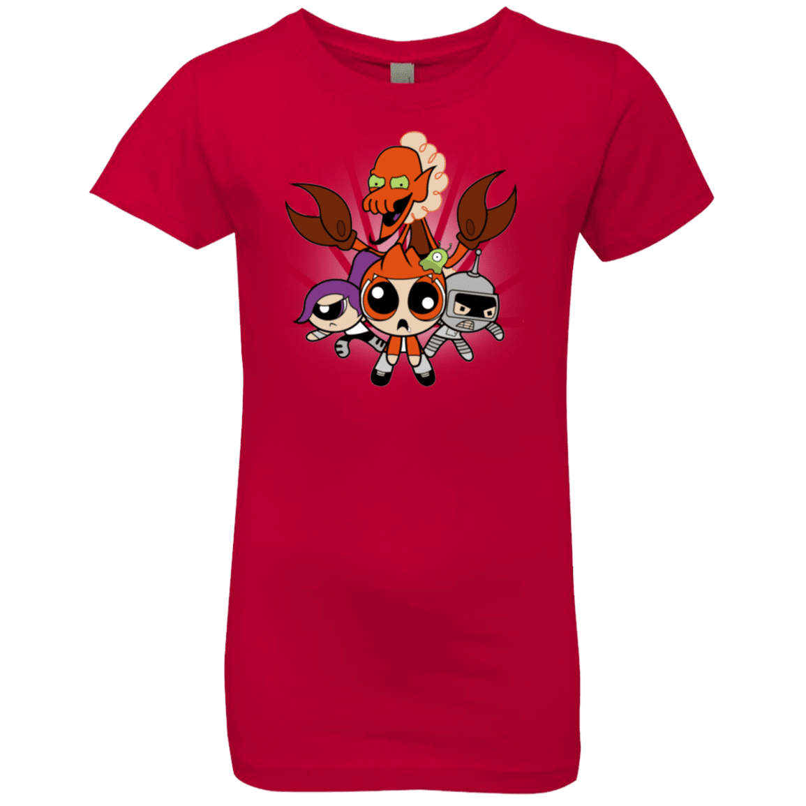 T-Shirts Red / YXS Futurepuffs Girls Premium T-Shirt