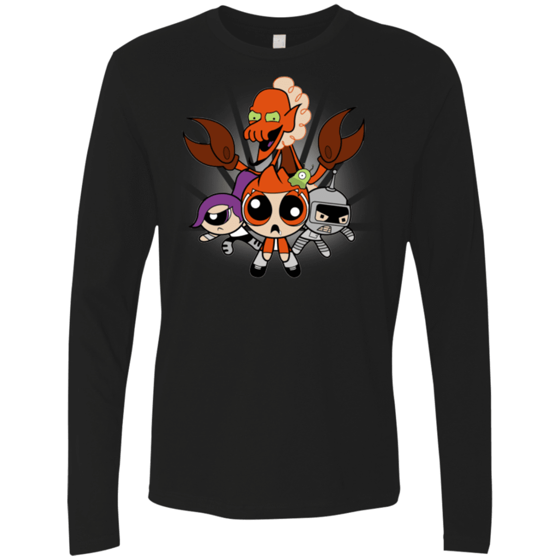 T-Shirts Black / Small Futurepuffs Men's Premium Long Sleeve