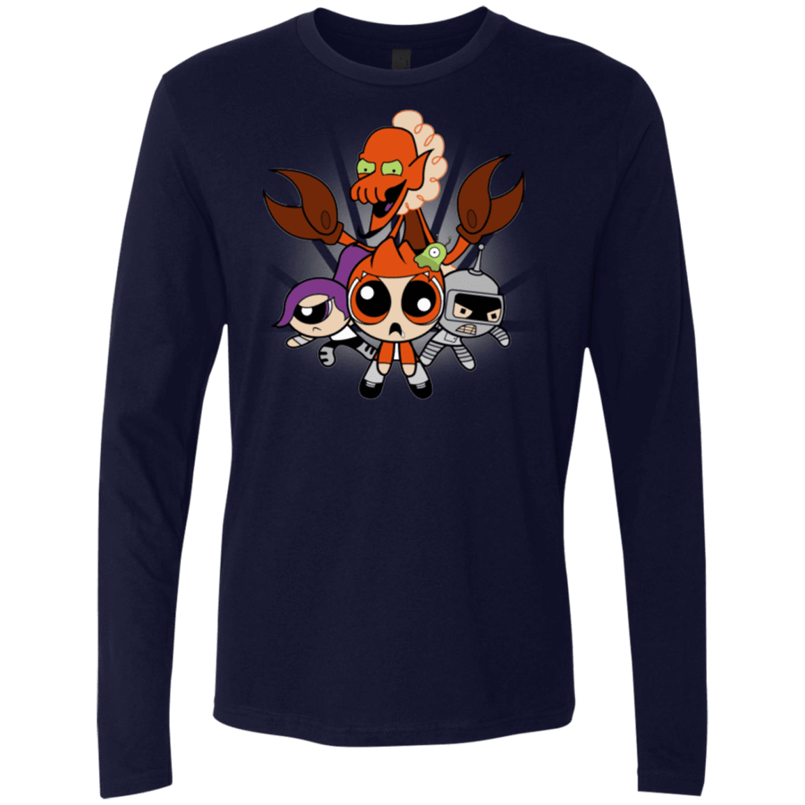 T-Shirts Midnight Navy / Small Futurepuffs Men's Premium Long Sleeve