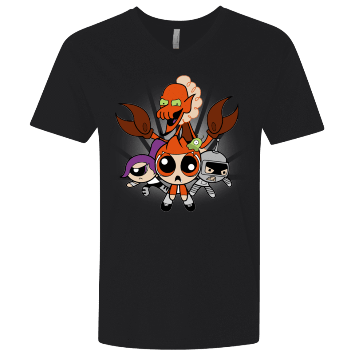 T-Shirts Black / X-Small Futurepuffs Men's Premium V-Neck