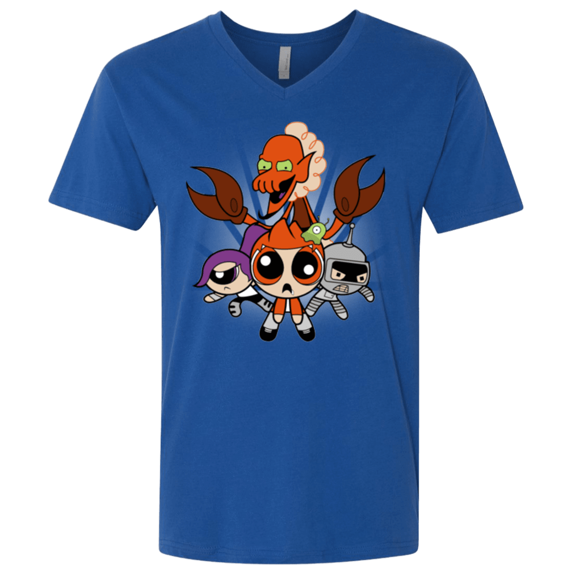 T-Shirts Royal / X-Small Futurepuffs Men's Premium V-Neck
