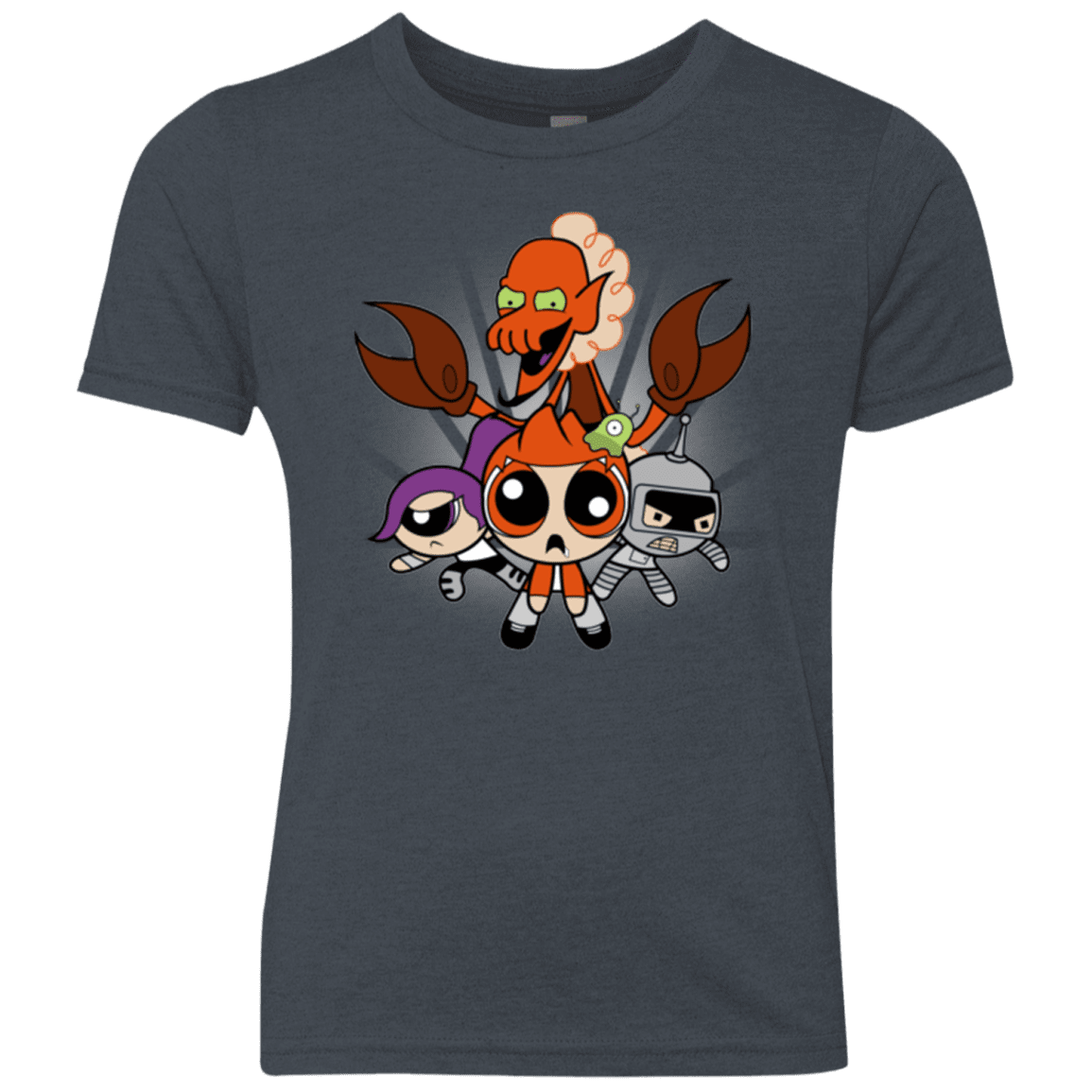 T-Shirts Vintage Navy / YXS Futurepuffs Youth Triblend T-Shirt