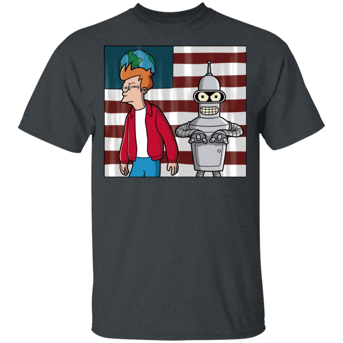 T-Shirts Dark Heather / YXS Futuretonia Youth T-Shirt