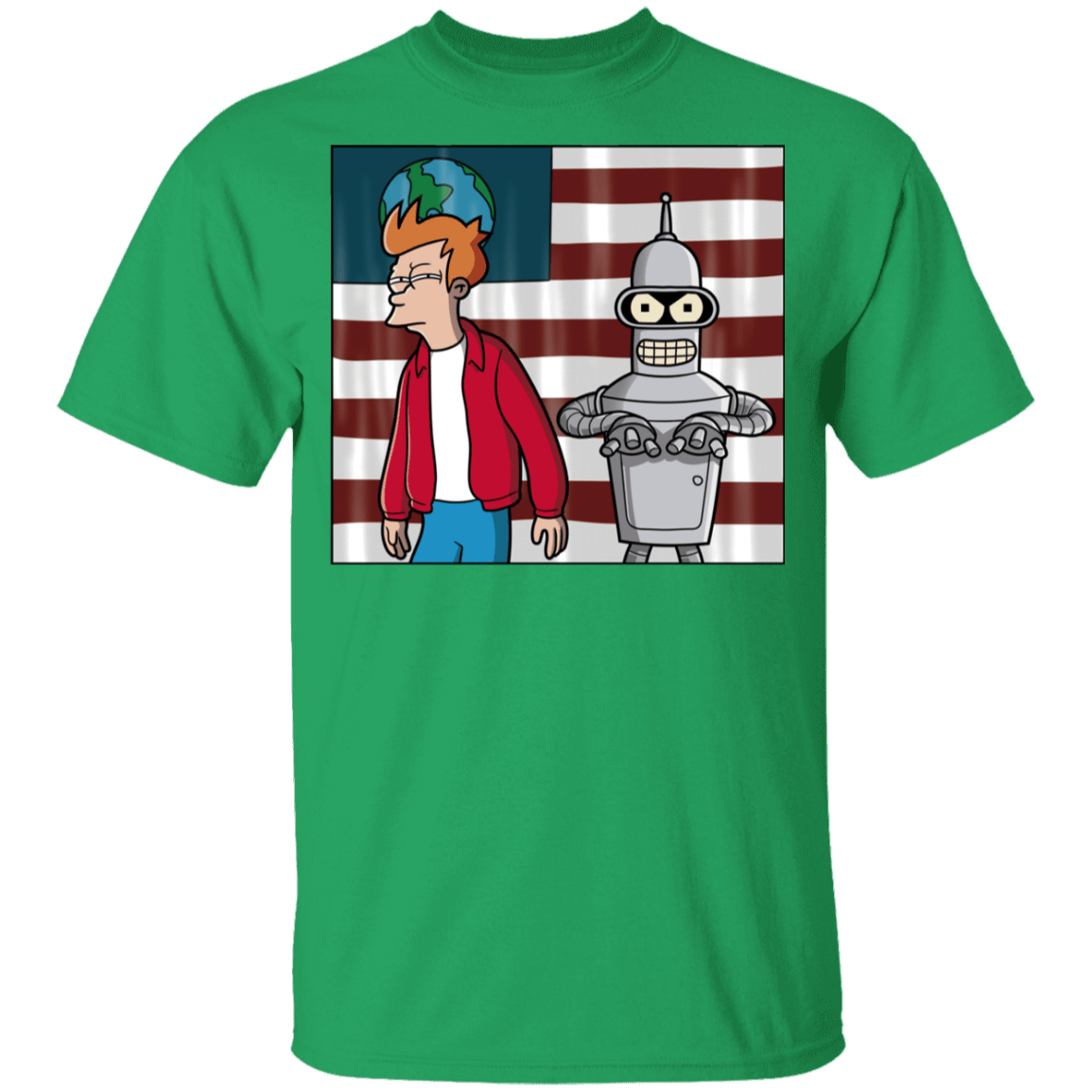 T-Shirts Irish Green / YXS Futuretonia Youth T-Shirt