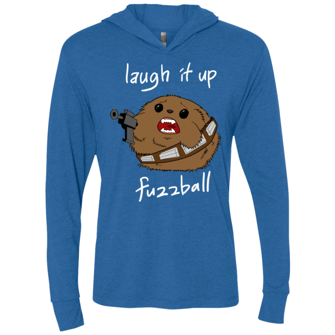 T-Shirts Vintage Royal / X-Small Fuzzball Triblend Long Sleeve Hoodie Tee