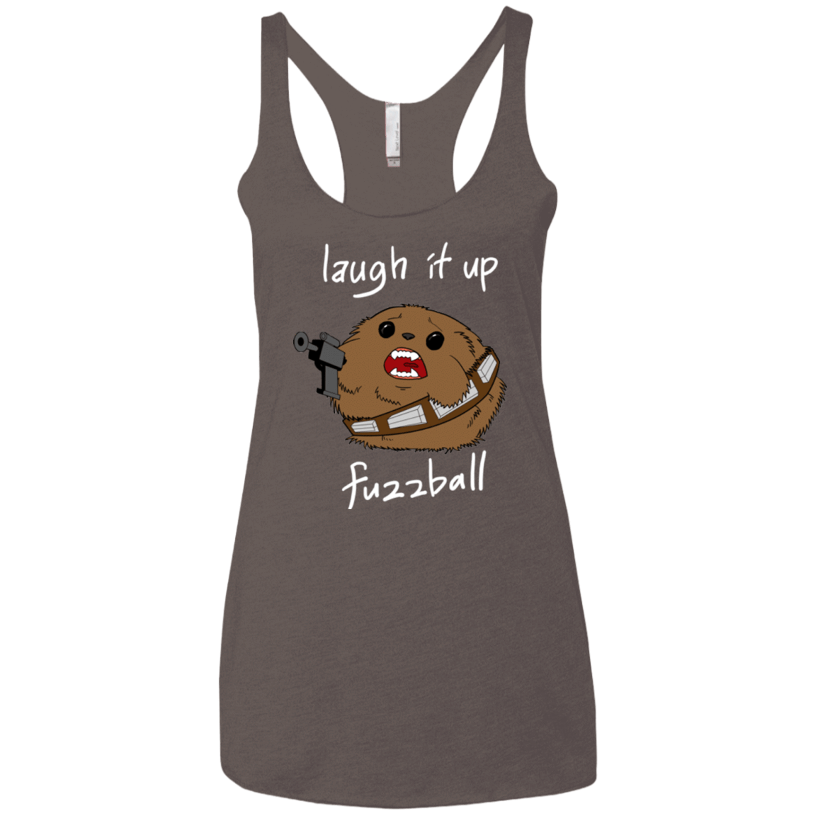 T-Shirts Macchiato / X-Small Fuzzball Women's Triblend Racerback Tank