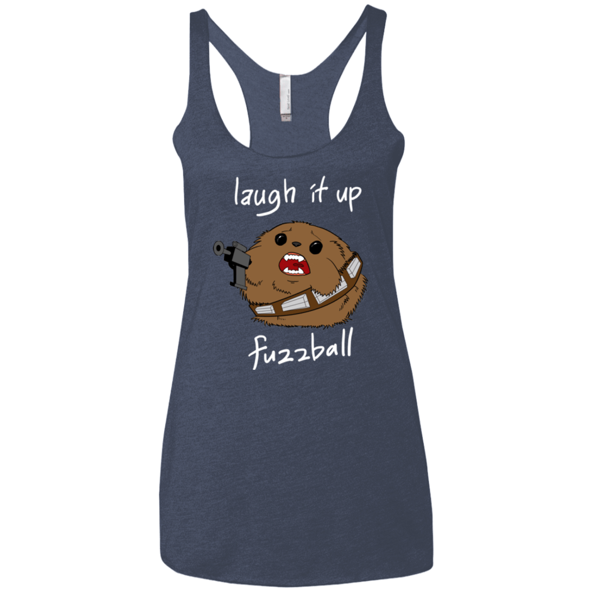 T-Shirts Vintage Navy / X-Small Fuzzball Women's Triblend Racerback Tank