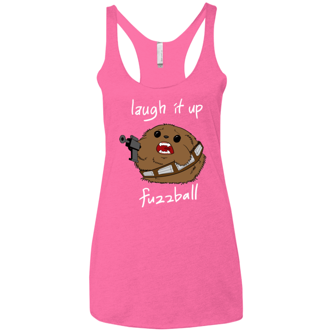 T-Shirts Vintage Pink / X-Small Fuzzball Women's Triblend Racerback Tank