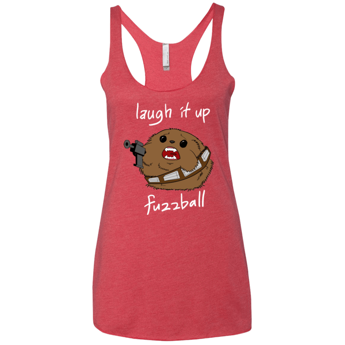 T-Shirts Vintage Red / X-Small Fuzzball Women's Triblend Racerback Tank