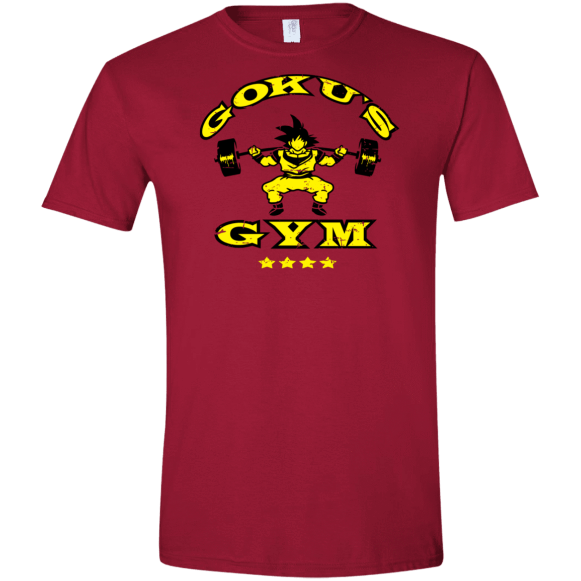 T-Shirts Cardinal Red / S G's Gym version 2 Men's Semi-Fitted Softstyle