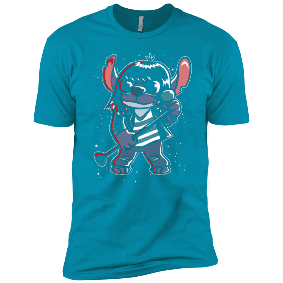 T-Shirts Turquoise / X-Small Gabba Gabba Space Layers Men's Premium T-Shirt