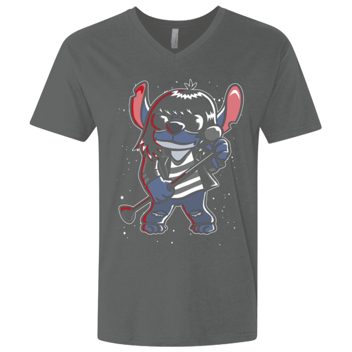 T-Shirts Heavy Metal / X-Small Gabba Gabba Space Layers Men's Premium V-Neck