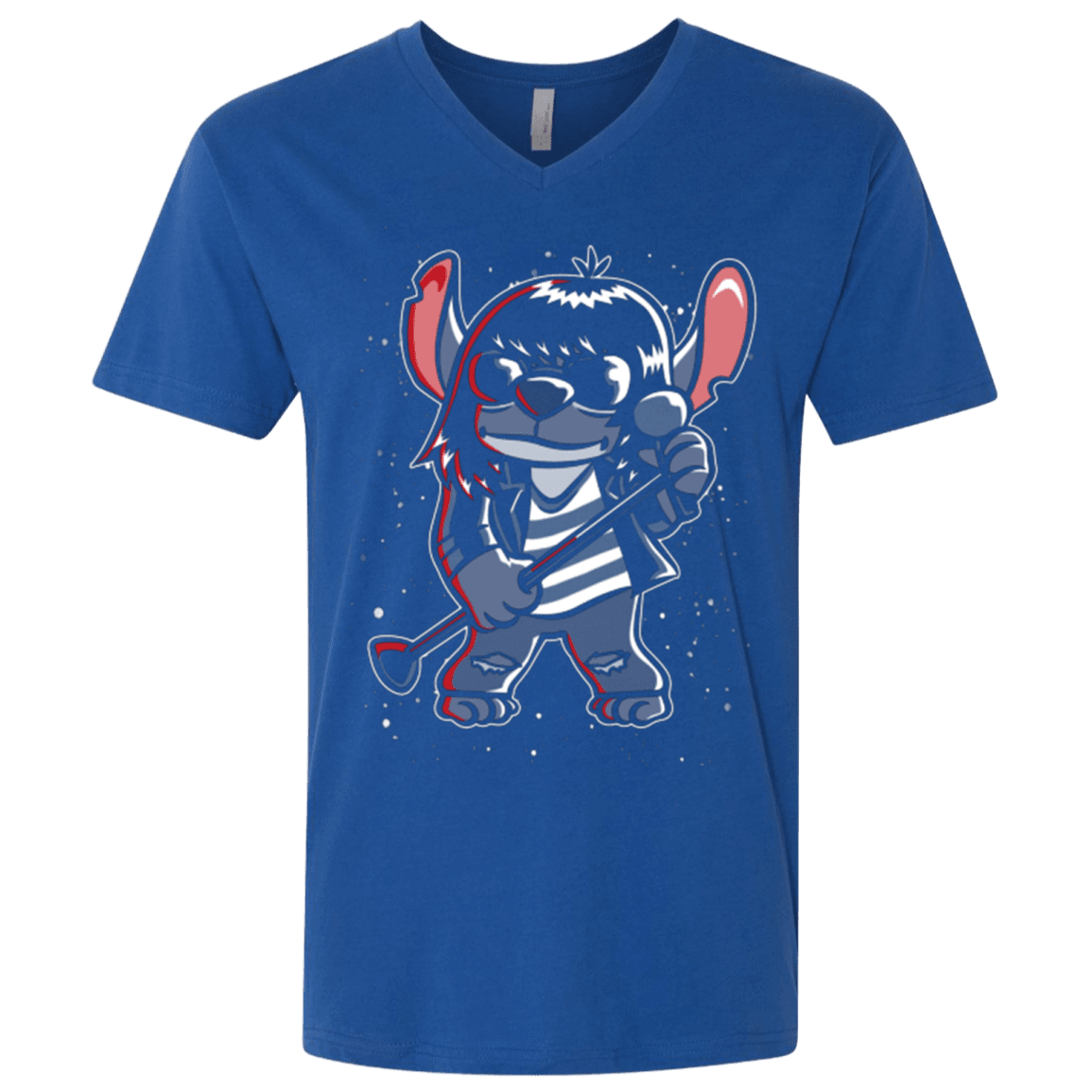 T-Shirts Royal / X-Small Gabba Gabba Space Layers Men's Premium V-Neck