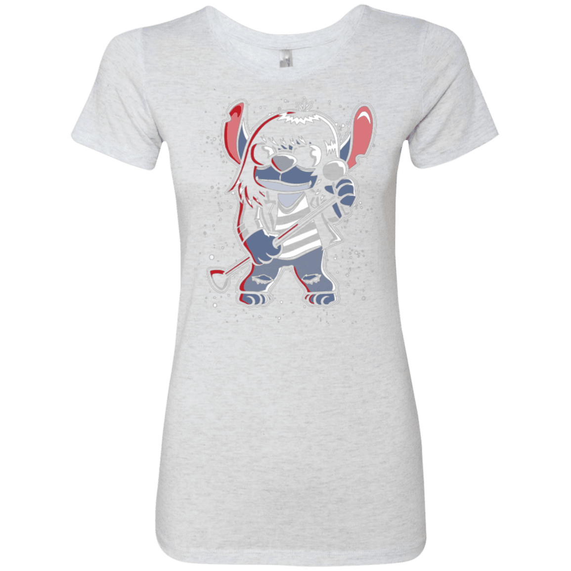 T-Shirts Heather White / Small Gabba Gabba Space Layers Women's Triblend T-Shirt