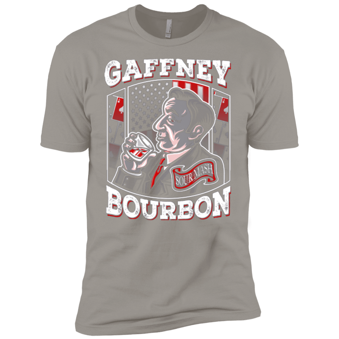 T-Shirts Light Grey / YXS Gaffney Bourbon Boys Premium T-Shirt
