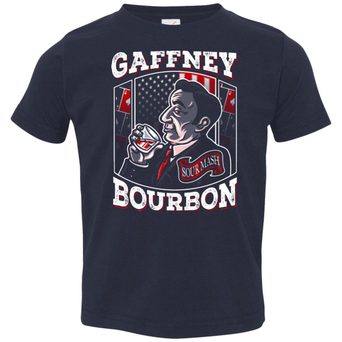 T-Shirts Navy / 2T Gaffney Bourbon Toddler Premium T-Shirt